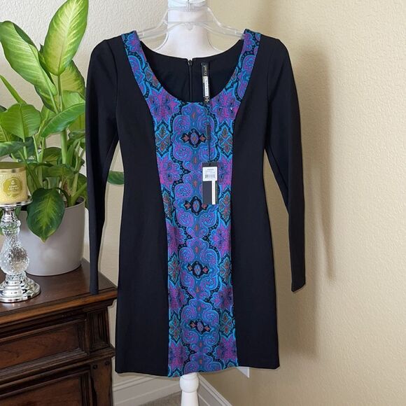 (BOGO FREE) Anthropologie Plenty Tracy Reese Leah Dress Medallion NWT Sz 0 - Picture 4 of 5